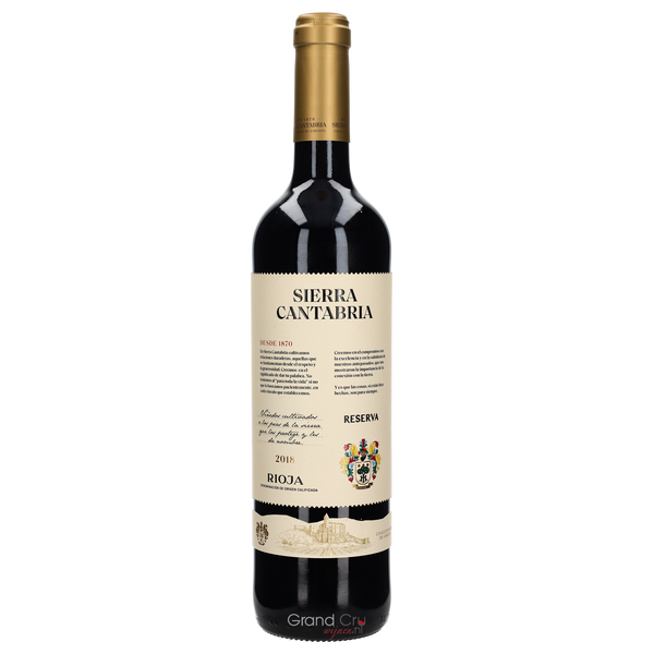2018 Sierra Cantabria Reserva - Bottle Hero