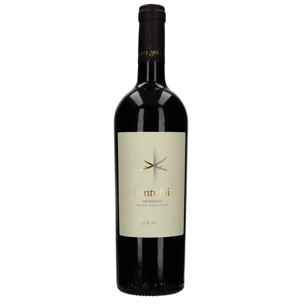2021 Mocavero Primitivo del Salento Santufili - Bottle Hero