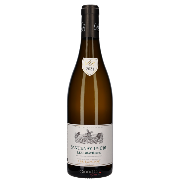2021 Domaine Borgeot Santenay 1er Cru Les Gravières Blanc - Bottle Hero