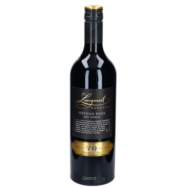 2021 Langmeil Orphan Bank Shiraz - Bottle Hero