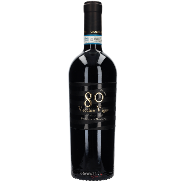 2023 Cignomoro 80 Vecchie Vigne Primitivo di Manduria Old Vines - Bottle Hero
