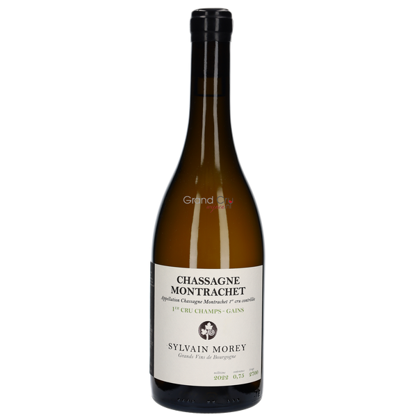 2022 Domaine Sylvain Morey Chassagne-Montrachet 1er Cru Champs-Gains Blanc - Bottle Hero