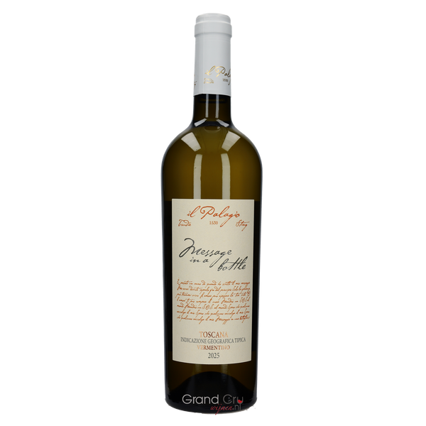 2025 Il Palagio Message In a Bottle Bianco - Bottle Hero