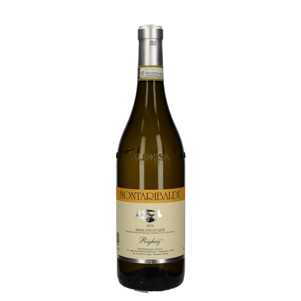 2025 Montaribaldi Moscato D'Asti Righeij - Bottle Hero