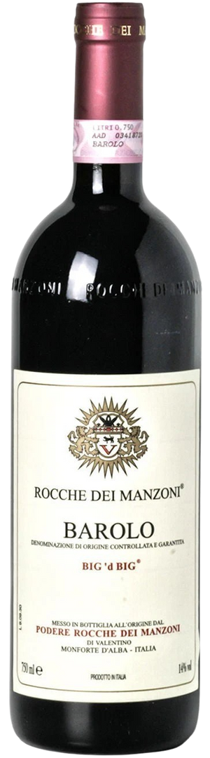 Rocche Dei Manzoni, Barolo DOCG Big 'D Big, 2018 - Bottle Hero