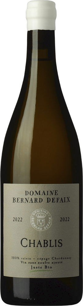 Bernard Defaix, Chablis Sans Soufre, 2023 - Bottle Hero