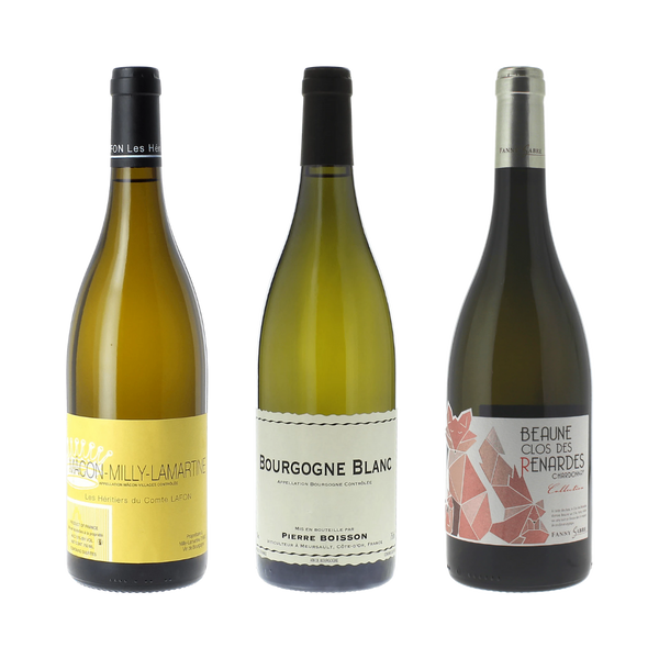 Vinlåda: Modern vit Bourgogne