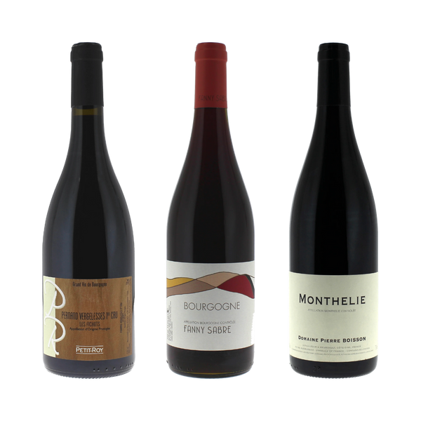 Vinlåda: Modern röd Bourgogne