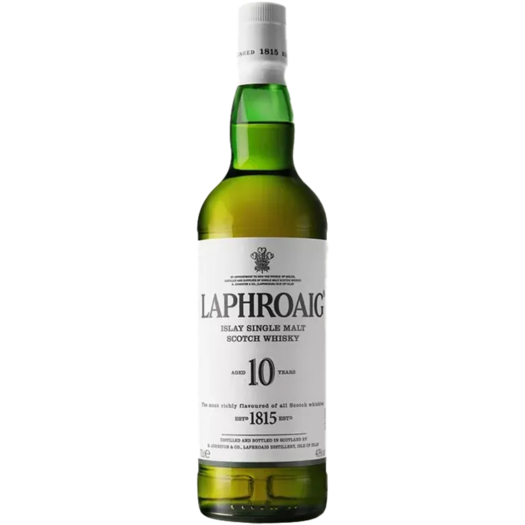 Laphroaig 10 Year Old Single Malt Scotch Whisky - Bottle Hero