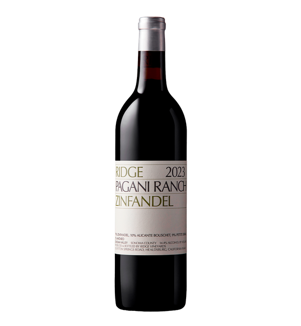 Ridge Vineyards Pagani Ranch Zinfandel 2023 - Bottle Hero