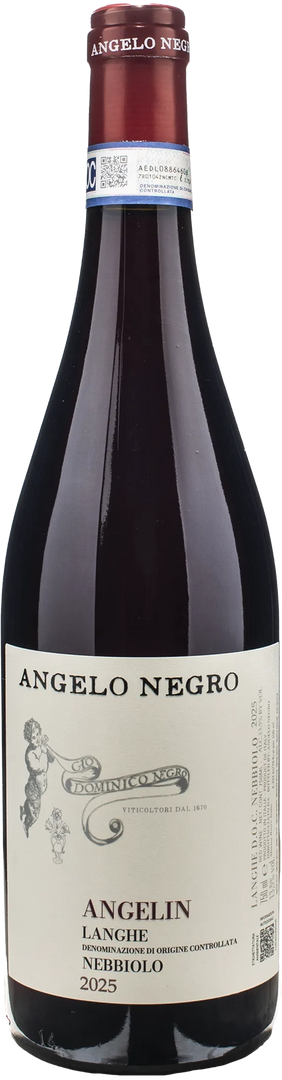 Angelo Negro Langhe Nebbiolo Angelin 2025 - Bottle Hero