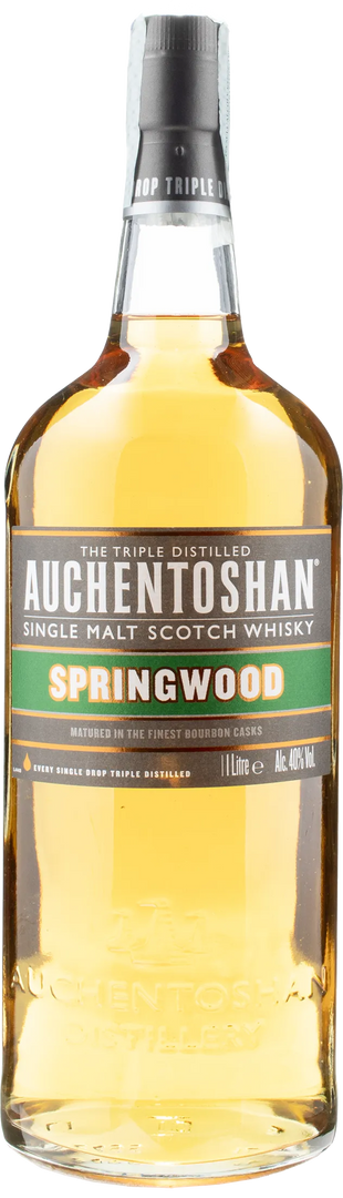 Auchentoshan Whisky Single Malt Scotch Whisky Springwood 1L