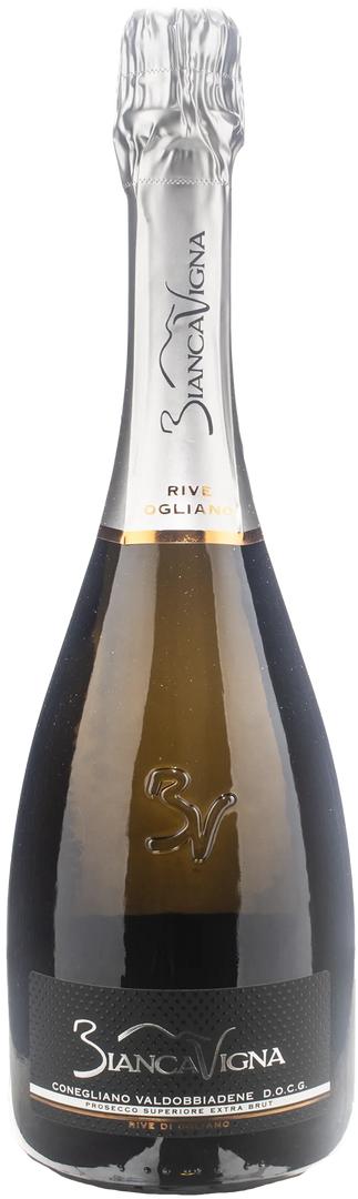 Biancavigna Conegliano Valdobbiadene Prosecco Superiore Rive di Ogliano Extra Brut Millesimato 2024 - Bottle Hero