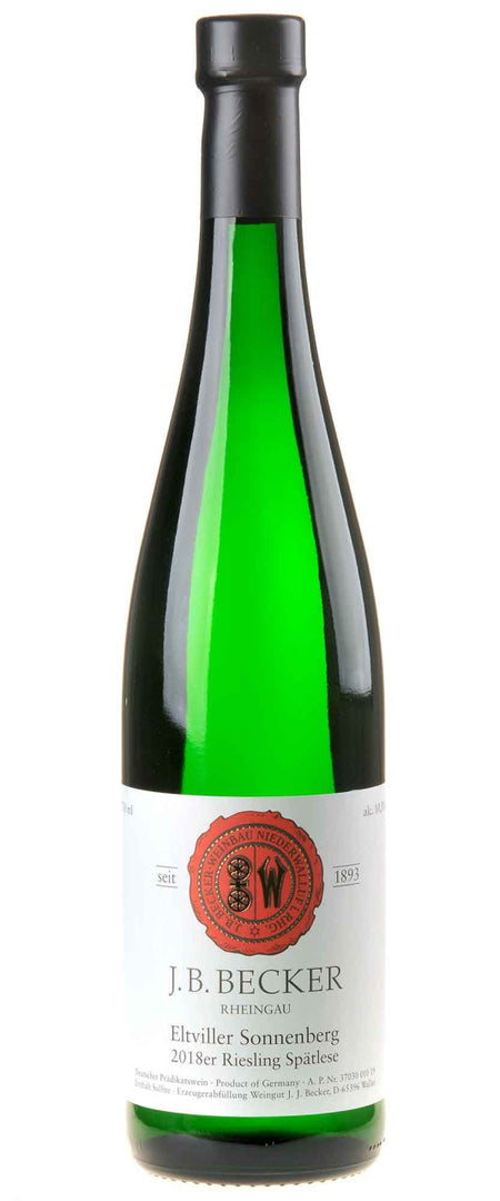 J.B.Becker Riesling Eltviller Sonnenberg Spätlese 2018 white - Bottle Hero