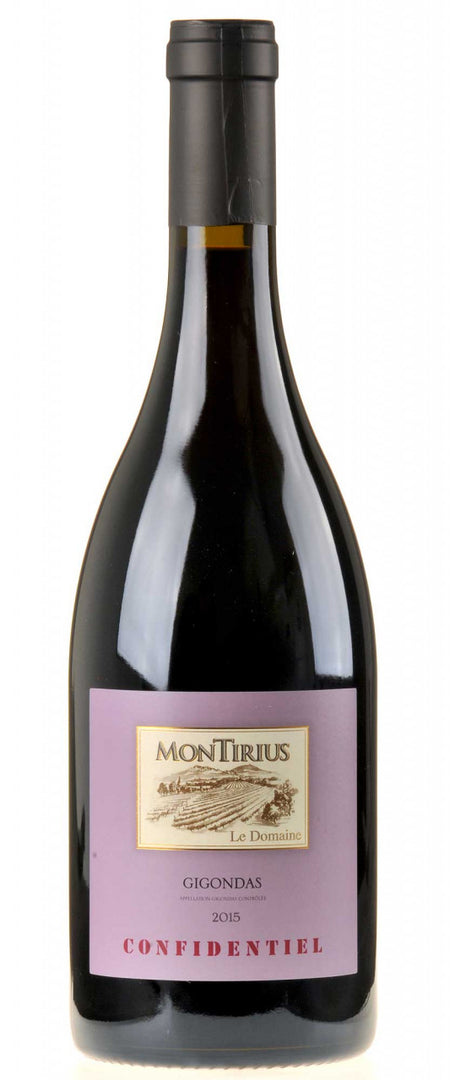 Montirius Confidentiel Gigondas Bio 2015 - Bottle Hero