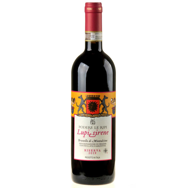 Podere Le Ripi Lupi e Sirene Brunello di Montalcino Riserva 2019 - Bottle Hero