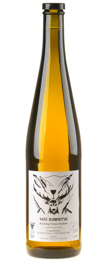 Rita & Rudolf Trossen Hubertus Purus Riesling trocken Bio 2022 white - Bottle Hero