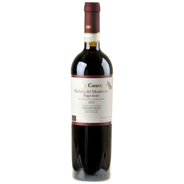 Silvio Morando Le Coste Barbera del Monferrato Superiore Bio 2021 - Bottle Hero
