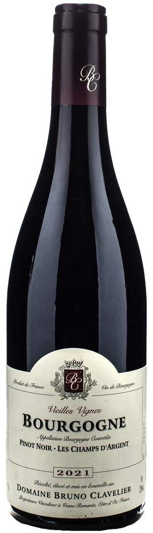 Bruno Clavelier Bourgogne Pinot Noir Les Champs d'Argent 2021 - Bottle Hero