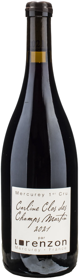 Bruno Lorenzon Mercurey 1er Cru Carline Clos des Champ Martin Rouge 2021 - Bottle Hero