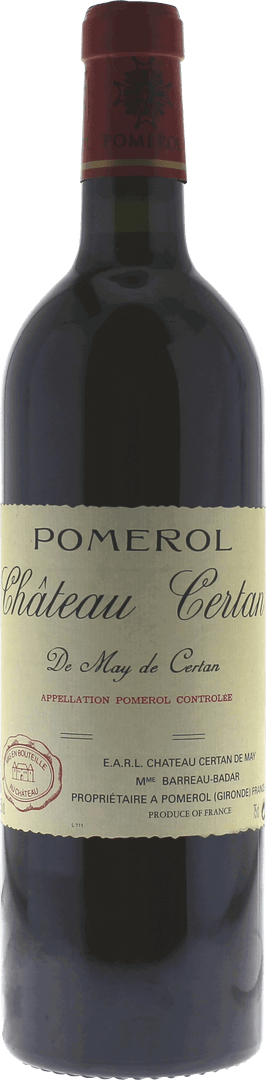 Certan De May Pomerol, 2018 - Bottle Hero