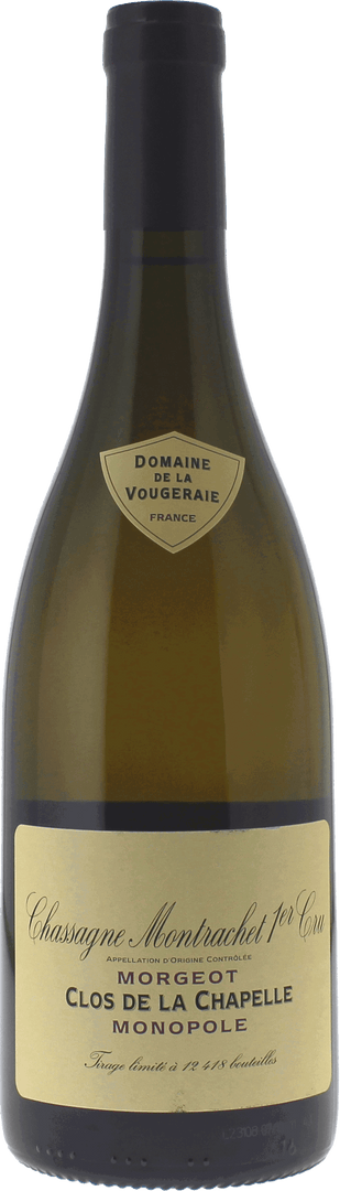 Chassagne Montrachet 1er Cru Morgeot Clos De La Chapelle Domaine Vougeraie, 2022 - Bottle Hero