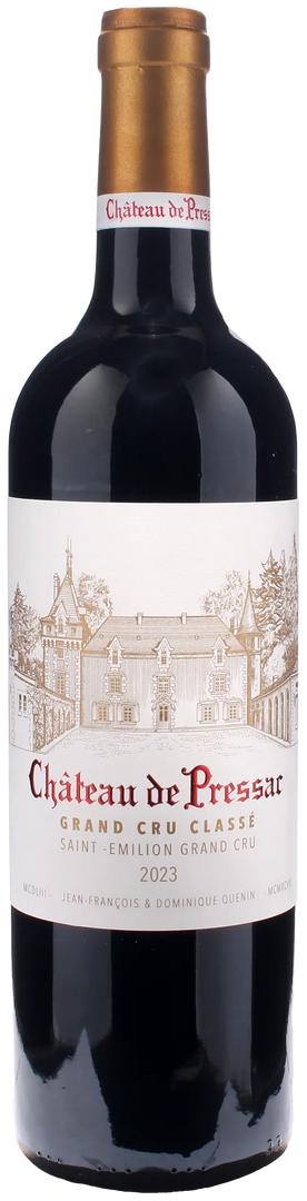 Chateau de Pressac Saint Emilion Grand Cru Classe 2023 - Bottle Hero