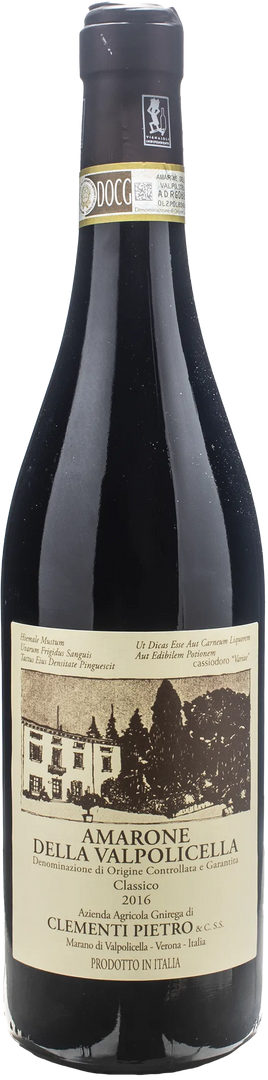 Clementi Amarone della Valpolicella Classico 2016 - Bottle Hero
