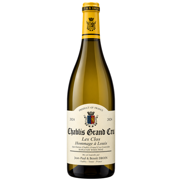 Domaine Jean-Paul & Benoît Droin Chablis Grand Cru Les Clos Hommage à Louis 2024 - Bottle Hero