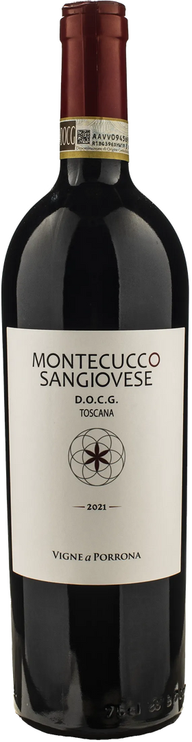 Folonari Tenute Vigne a Porrona Montecucco Sangiovese 2021 - Bottle Hero