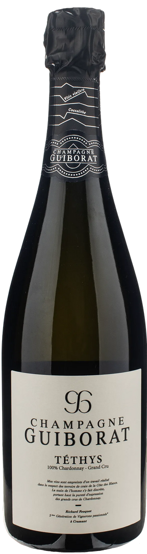 Guiborat Champagne Blanc de Blancs Grand Cru Tethys Extra Brut 2022 - Bottle Hero
