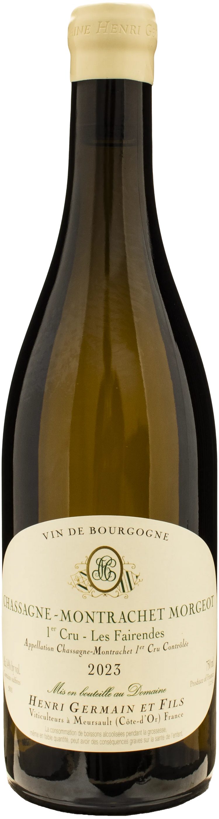 Henri Germain Chassagne Montrachet 1er Cru Morgeot Les Fairendes 2023