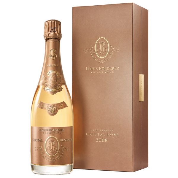 Louis Roederer, Louis  Roederer Cristal Rose 2008 GIFTBOX Late Release - Bottle Hero