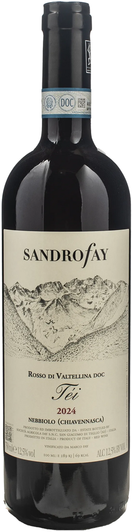 Sandro Fay Valtellina Nebbiolo (Chiavennasca) Tei Rosso 2024 - Bottle Hero