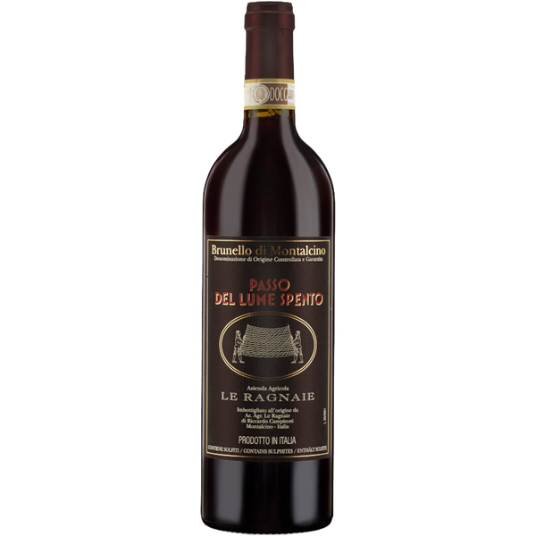 Le Ragnaie Passo del Lume Spento Brunello di Montalcino 2017 - Bottle Hero